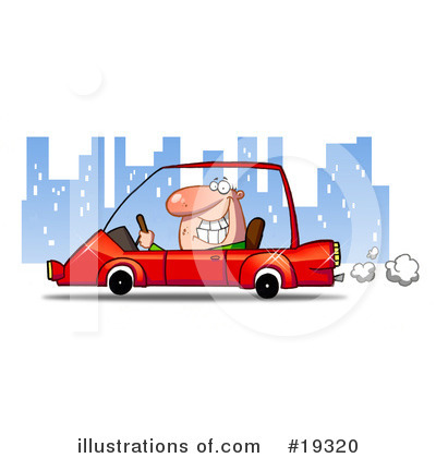 Royalty-Free (RF) Driving Clipart Illustration by Hit Toon - Stock Sample #19320