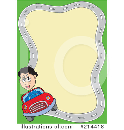 Royalty-Free (RF) Driving Clipart Illustration by visekart - Stock Sample #214418
