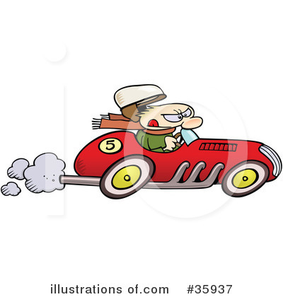 Race Car Driver Clipart #35937 by gnurf