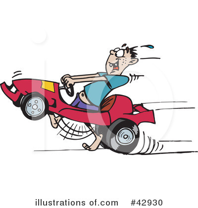 Driving Clipart #42930 by Dennis Holmes Designs
