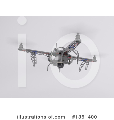 Royalty-Free (RF) Drone Clipart Illustration by KJ Pargeter - Stock Sample #1361400