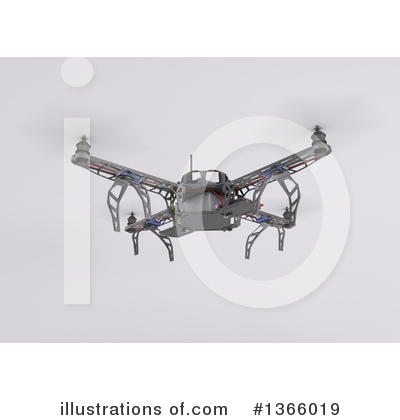 Drone Clipart #1366019 by KJ Pargeter