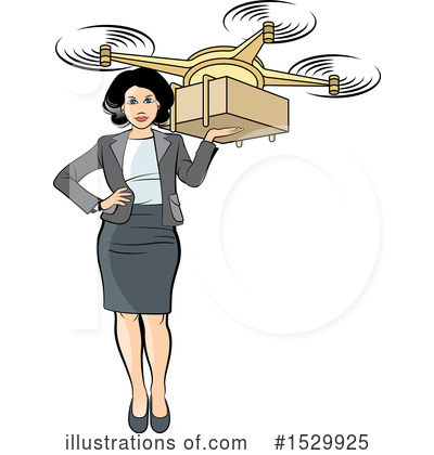 Drone Clipart #1529925 by Lal Perera