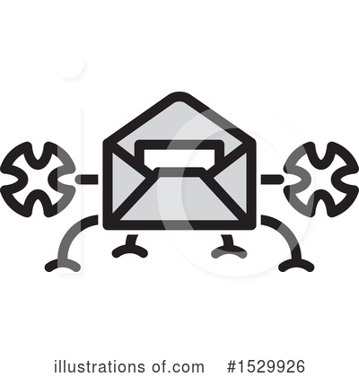 Email Clipart #1529926 by Lal Perera