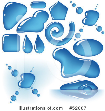 Royalty-Free (RF) Drops Clipart Illustration by dero - Stock Sample #52007