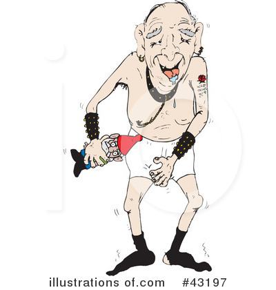 Royalty-Free (RF) Druggie Clipart Illustration by Dennis Holmes Designs - Stock Sample #43197