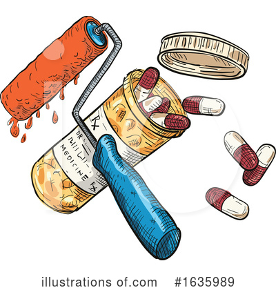Royalty-Free (RF) Drugs Clipart Illustration by patrimonio - Stock Sample #1635989