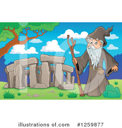 Royalty-Free (RF) Druid Clipart Illustration by visekart - Stock Sample #1259877