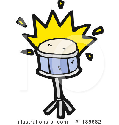 Royalty-Free (RF) Drum Clipart Illustration by lineartestpilot - Stock Sample #1186682