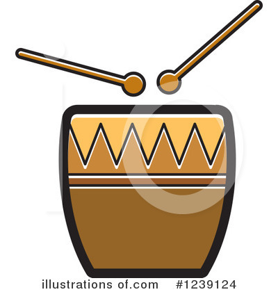 Drums Clipart #1239124 by Lal Perera