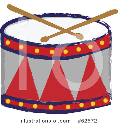 Royalty-Free (RF) Drum Clipart Illustration by Pams Clipart - Stock Sample #62572