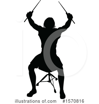 Royalty-Free (RF) Drummer Clipart Illustration by AtStockIllustration - Stock Sample #1570816