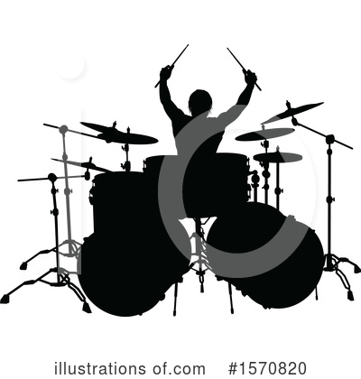 Royalty-Free (RF) Drummer Clipart Illustration by AtStockIllustration - Stock Sample #1570820