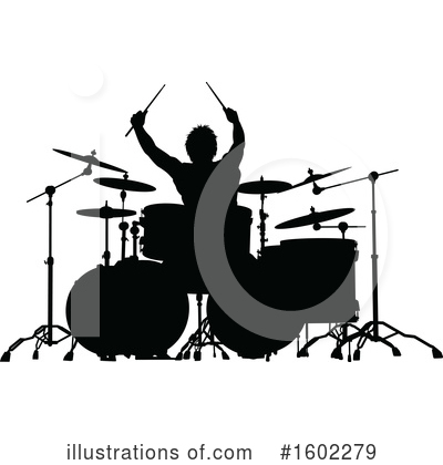 Drummer Clipart #1602279 by AtStockIllustration