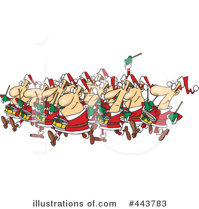 Royalty-Free (RF) Drummer Clipart Illustration by toonaday - Stock Sample #443783