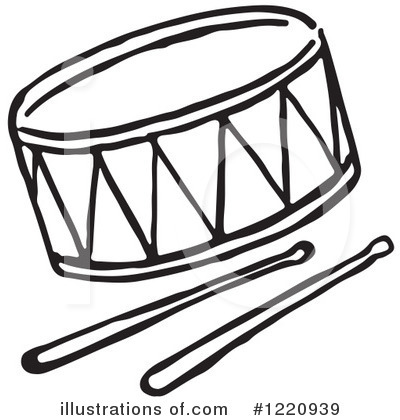 Royalty-Free (RF) Drums Clipart Illustration by Picsburg - Stock Sample #1220939