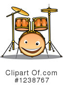 Drums Clipart #1238767 by Vector Tradition SM