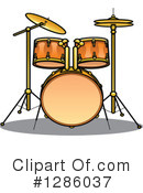 Drums Clipart #1286037 by Vector Tradition SM