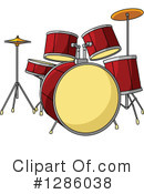 Drums Clipart #1286038 by Vector Tradition SM
