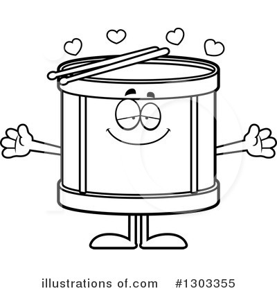 Drums Clipart #1303355 by Cory Thoman