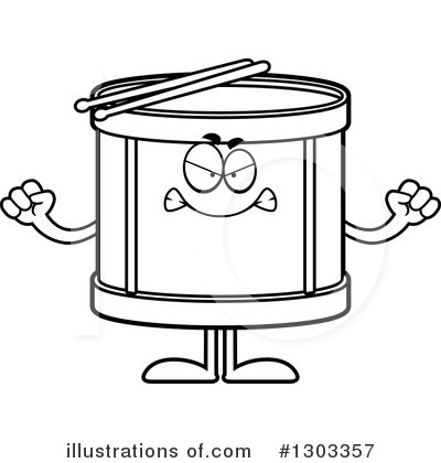 Drums Clipart #1303357 by Cory Thoman