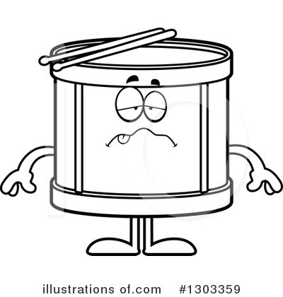 Drums Clipart #1303359 by Cory Thoman