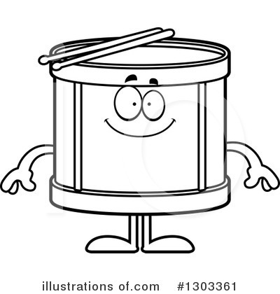 Drums Clipart #1303361 by Cory Thoman
