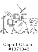 Drums Clipart #1371343 by Vector Tradition SM