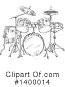 Drums Clipart #1400014 by Vector Tradition SM