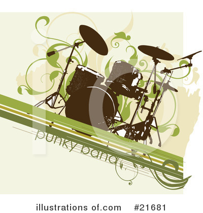 Royalty-Free (RF) Drums Clipart Illustration by OnFocusMedia - Stock Sample #21681
