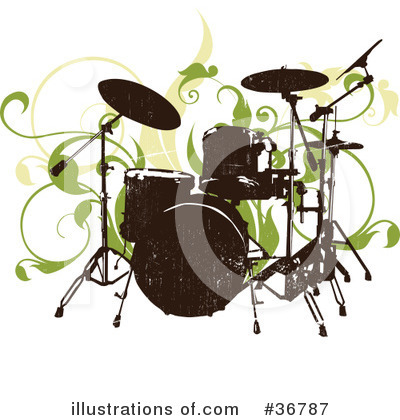 Royalty-Free (RF) Drums Clipart Illustration by OnFocusMedia - Stock Sample #36787