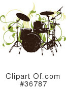 Drums Clipart #36787 by OnFocusMedia