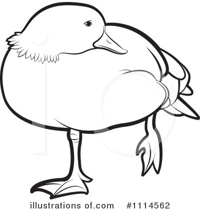 Royalty-Free (RF) Duck Clipart Illustration by Lal Perera - Stock Sample #1114562