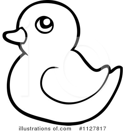 Royalty-Free (RF) Duck Clipart Illustration by visekart - Stock Sample #1127817