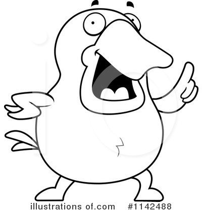 Royalty-Free (RF) Duck Clipart Illustration by Cory Thoman - Stock Sample #1142488
