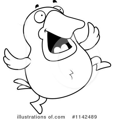 Royalty-Free (RF) Duck Clipart Illustration by Cory Thoman - Stock Sample #1142489