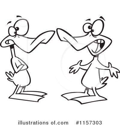 Ducks Clipart #1157303 by toonaday