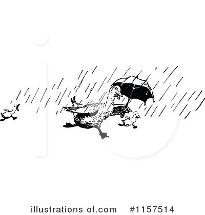 Royalty-Free (RF) Duck Clipart Illustration by Prawny Vintage - Stock Sample #1157514