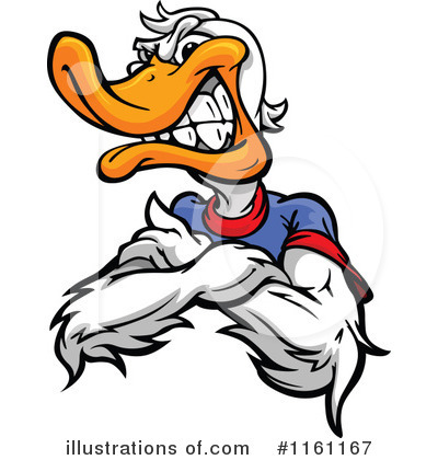 Royalty-Free (RF) Duck Clipart Illustration by Chromaco - Stock Sample #1161167