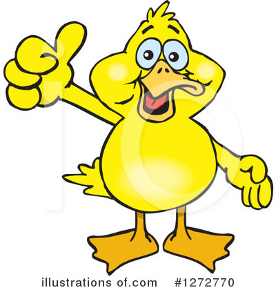 Royalty-Free (RF) Duck Clipart Illustration by Dennis Holmes Designs - Stock Sample #1272770