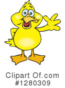 Duck Clipart #1280309 by Dennis Holmes Designs