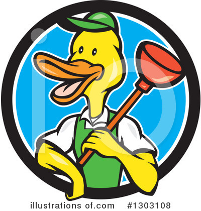 Duck Clipart #1303108 by patrimonio