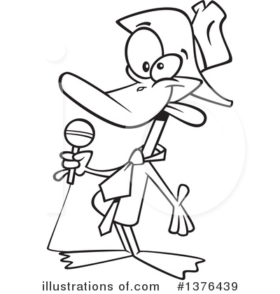 Royalty-Free (RF) Duck Clipart Illustration by toonaday - Stock Sample #1376439