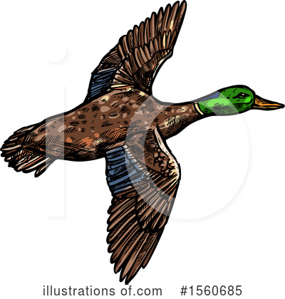 Royalty-Free (RF) Duck Clipart Illustration by Vector Tradition SM - Stock Sample #1560685