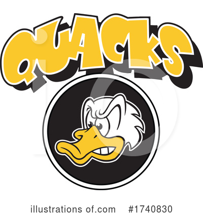 Royalty-Free (RF) Duck Clipart Illustration by Johnny Sajem - Stock Sample #1740830