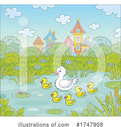 Duckling Clipart #1747908 by Alex Bannykh