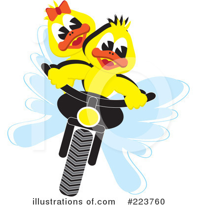 Royalty-Free (RF) Duck Clipart Illustration by kaycee - Stock Sample #223760