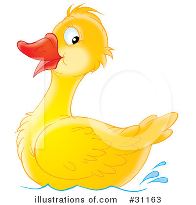 Royalty-Free (RF) Duck Clipart Illustration by Alex Bannykh - Stock Sample #31163