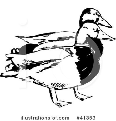 Royalty-Free (RF) Duck Clipart Illustration by Prawny - Stock Sample #41353