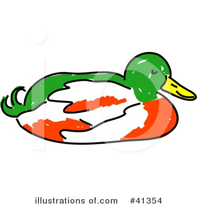 Royalty-Free (RF) Duck Clipart Illustration by Prawny - Stock Sample #41354